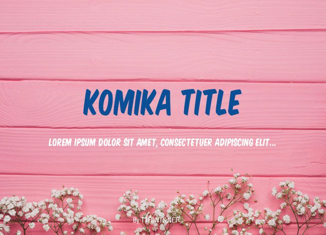 Komika Title example