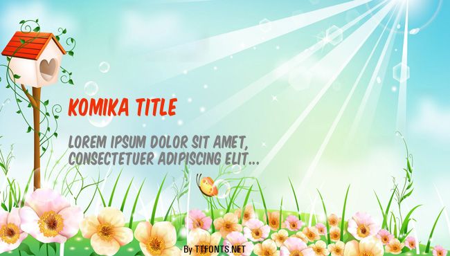 Komika Title example