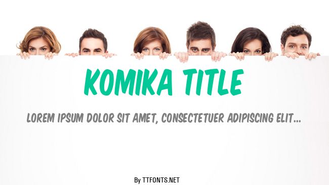 Komika Title example