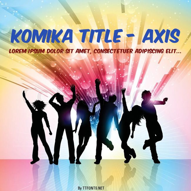 Komika Title - Axis example