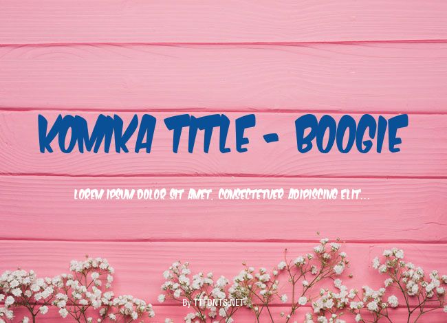 Komika Title - Boogie example