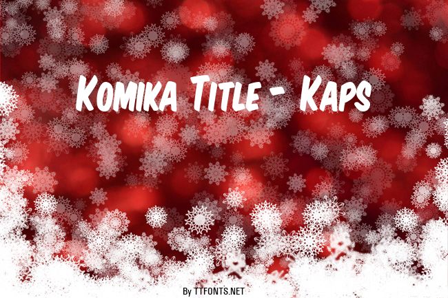 Komika Title - Kaps example