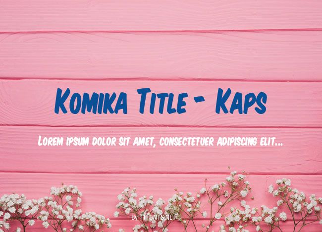 Komika Title - Kaps example