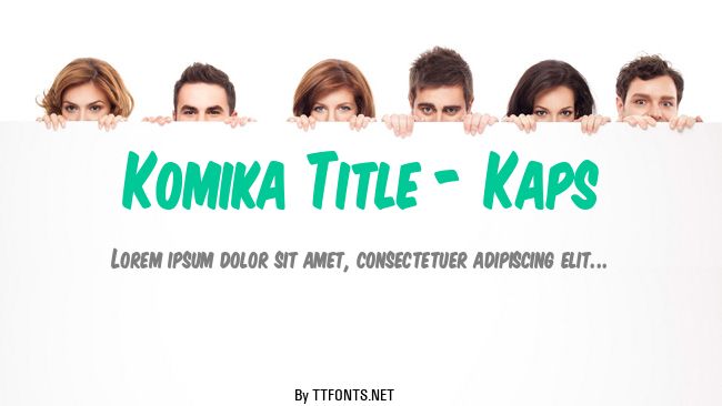 Komika Title - Kaps example