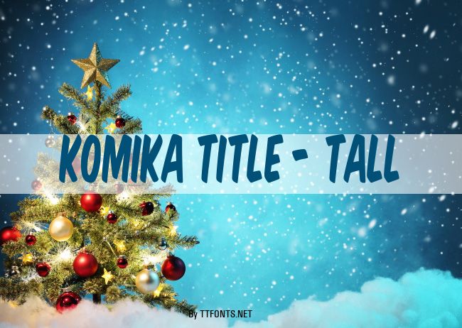 Komika Title - Tall example