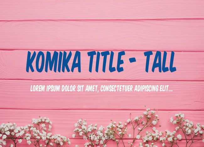 Komika Title - Tall example