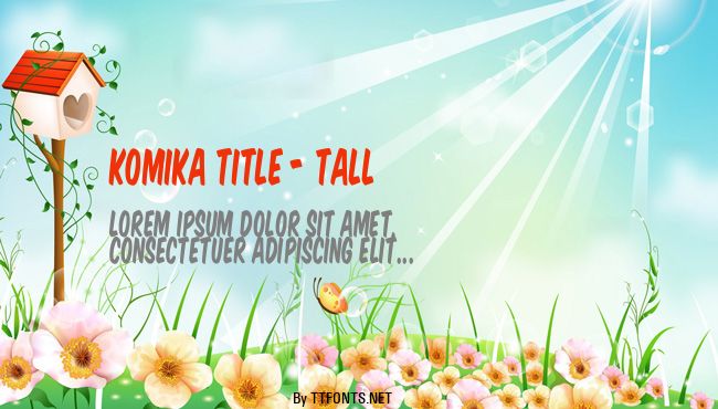 Komika Title - Tall example