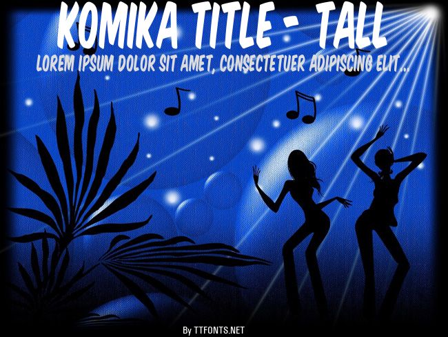 Komika Title - Tall example