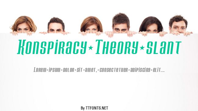 Konspiracy Theory slant example