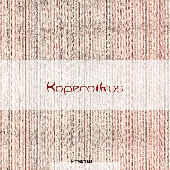 Kopernikus example