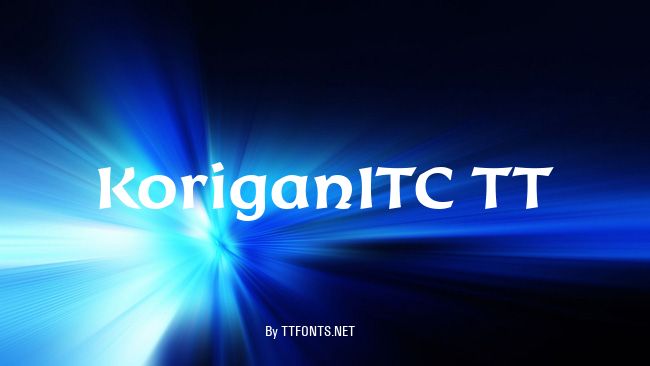 KoriganITC TT example