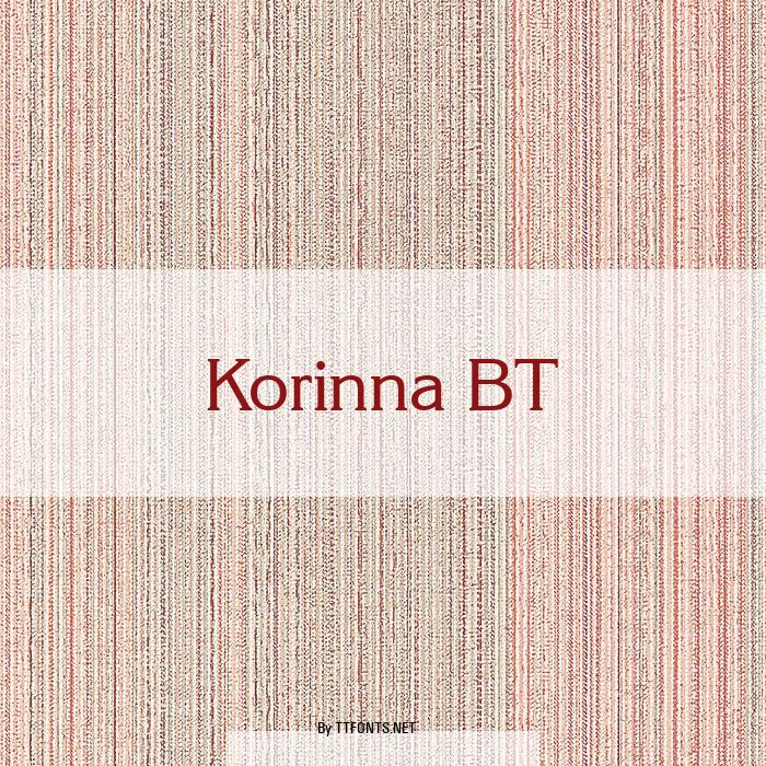 Korinna BT example