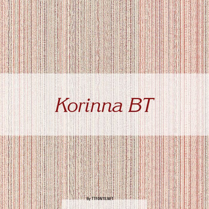 Korinna BT example