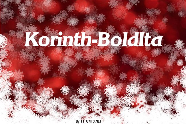 Korinth-BoldIta example