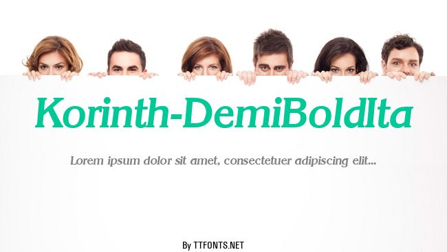 Korinth-DemiBoldIta example