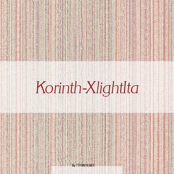 Korinth-XlightIta example