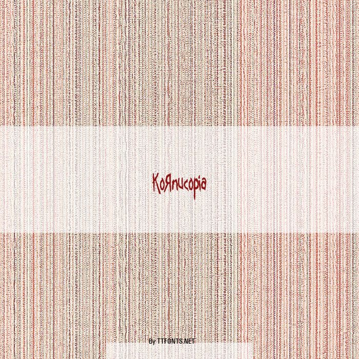 Kornucopia example