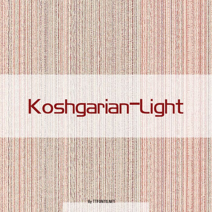 Koshgarian-Light example