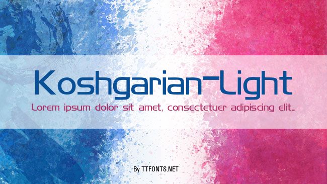 Koshgarian-Light example