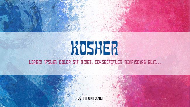 Kosher example