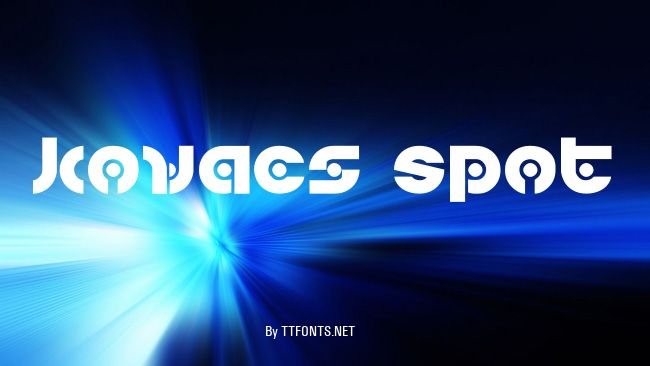 Kovacs Spot example