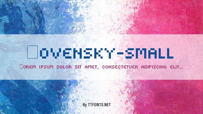 Kovensky-small example