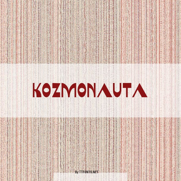 Kozmonauta example