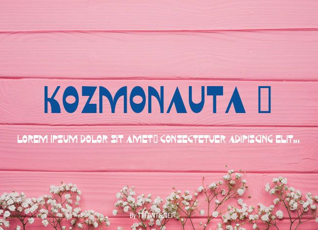 Kozmonauta 2 example
