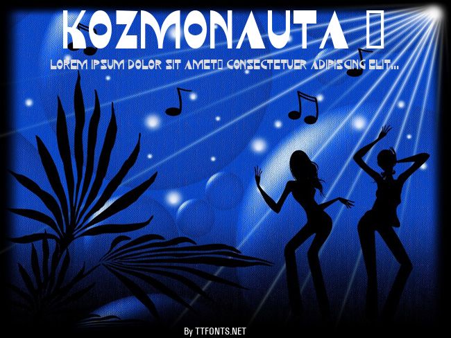 Kozmonauta 2 example