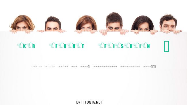 KR Font Fishin 2 example