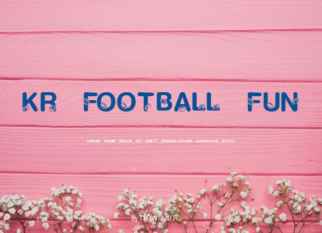 KR Football Fun example