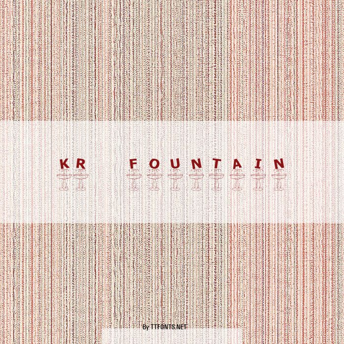 KR Fountain example