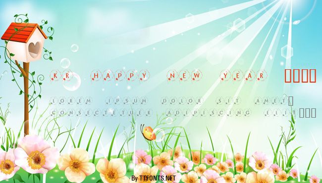 KR Happy New Year 2002 example