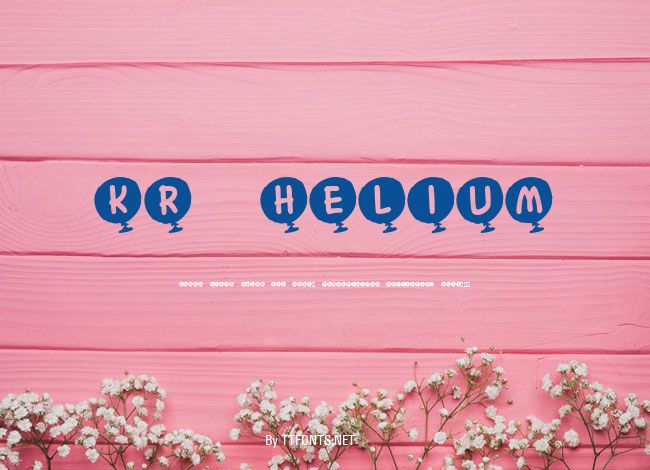 KR Helium example