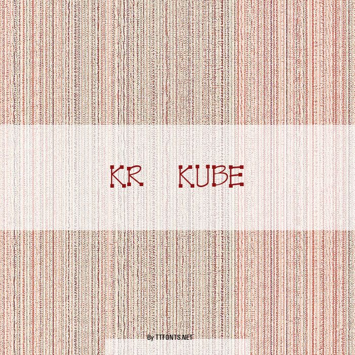 KR Kube example
