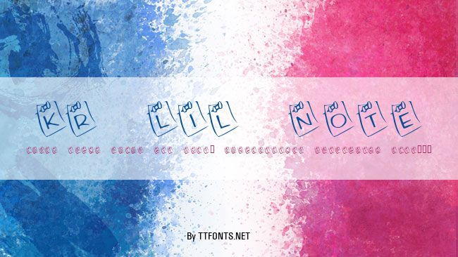 KR Lil Note example