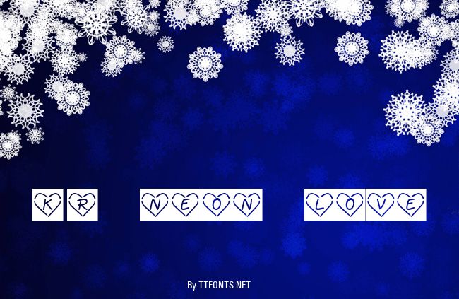 KR Neon Love example