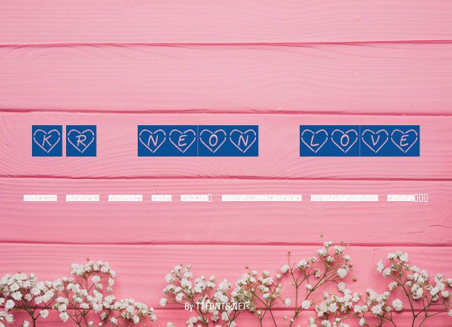 KR Neon Love example