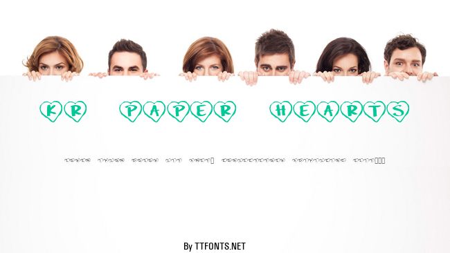 KR Paper Hearts example
