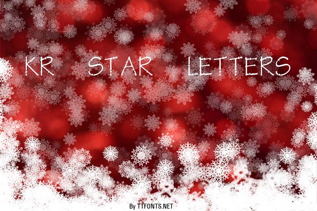 KR Star Letters example
