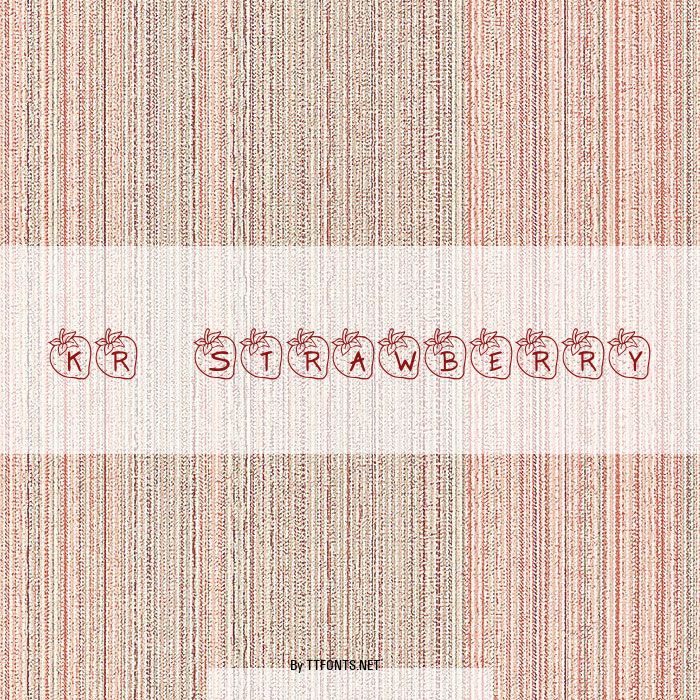 KR Strawberry example