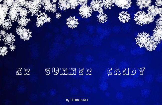 KR Summer Candy example