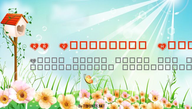 KR Valentine Heart example