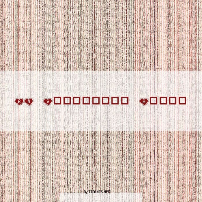 KR Valentine Heart example
