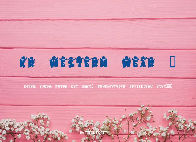 KR Western Wear 1 example