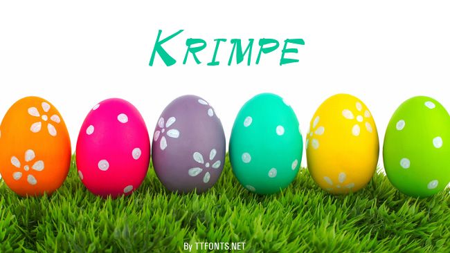 Krimpe example