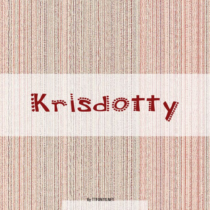 Krisdotty example