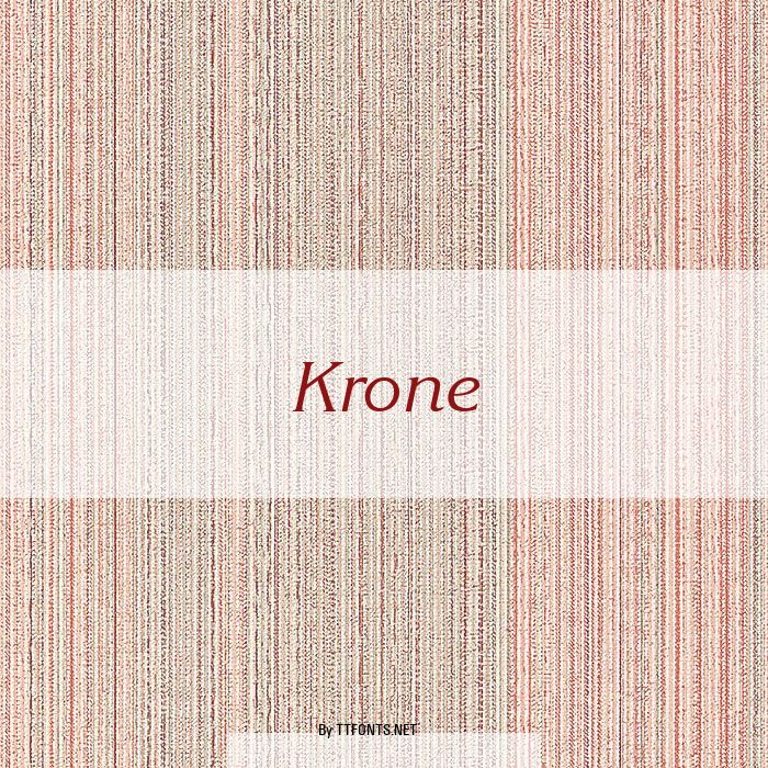 Krone example