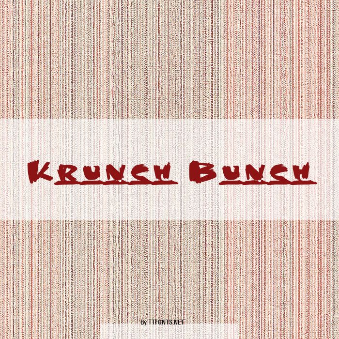 Krunch Bunch example