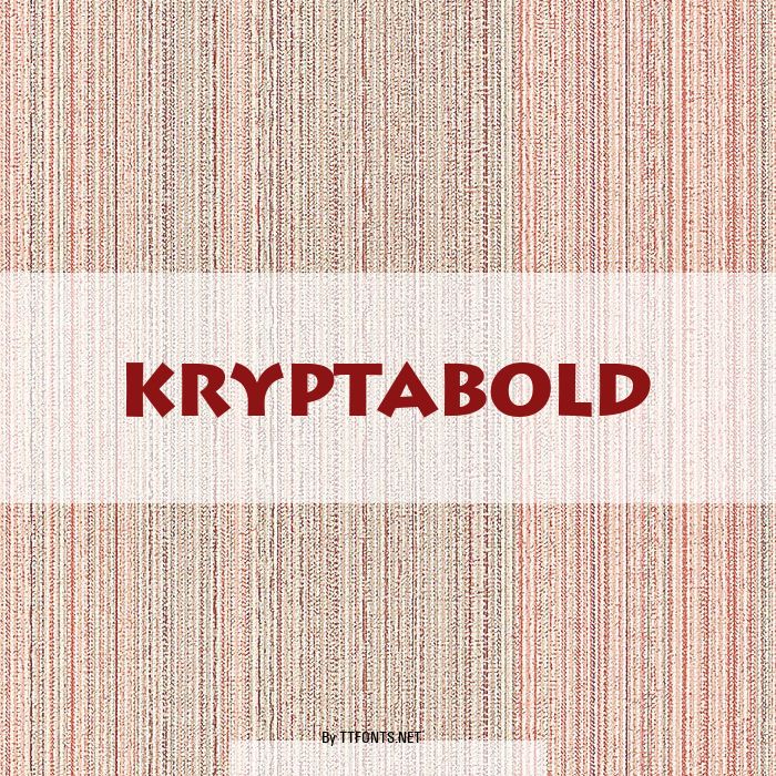 KryptaBold example